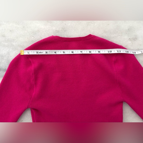 Express Sweater Pink V Neck Long Sleeve Soft Cozy Knit Fitted Womens XS - Picture 8 of 8